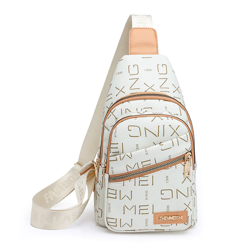 Crossbody Moderno con Diseño de Letras