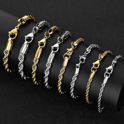 18K Gold Braided Bracelet