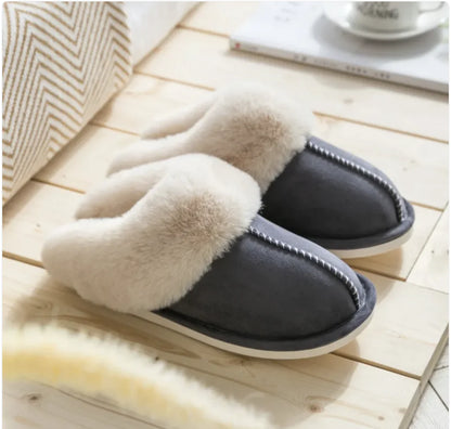 Pantuflas de Algodón Mullidas para Mujer